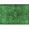 thumbnail image 1 of Ahgly Company Indoor Rectangle Persian Emerald Green Traditional Area Rugs, 7' x 9', 1 of 4