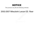 thumbnail image 2 of Kugel Rear Wheel Bearing Hub Assembly 70-512276 for Car 2002-2007 Mitsubishi Lancer ES, 2 of 11