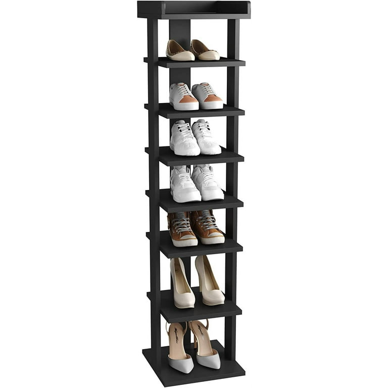 Costway Wooden Shoes Storage Stand 7 Tiers Shoe Rack Organizer Multi-shoe  Rack Shoebox - Walmart.com