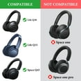 thumbnail image 4 of Linkidea Headphone Carrying Case Compatible with Anker Soundcore Q11i, Life Q20i, Life Q20, Q30, Q35 Hybrid Headphones, Protective Hard Shell Travel Bag with Cable, Charger Storage (Black), 4 of 6