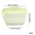 thumbnail image 3 of HBFAGFB Sacs de Rangement Alimentaires en Silicone, Sacs de Congélation Hermétiques Réutilisables et Pochettes de Conservation des Aliments Autoportantes, Résistants aux Hautes Températures, 3 of 3