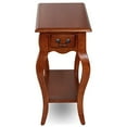 thumbnail image 5 of Leick Furniture Table d'Appoint en Bois Finition Cerisier Brun, 5 of 5