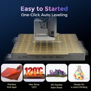 Flashforge Creator 5 Pro 3D Printer, 4-Nozzle Multi-Color & Multi-material Printer, Zero Purge Waste for Multi-Scenario