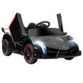 thumbnail image 1 of Aosom Lamborghini Veneno Voiture Électrique sous Licence avec Télécommande, Noir, 1 of 8