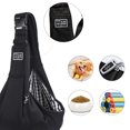 thumbnail image 6 of Pet Carrier for Small Dogs and Cats Pet Sling Carrier Adjustable Strap, Comfortable Sling Design for Dog Travel Bag and Puppy Carrier Black, 6 of 9