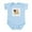 Sky Blue, variant on CafePress - Fawn Pug Love Infant Bodysuit - Baby Light Bodysuit, Size Newborn - 24 Months
