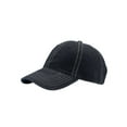 thumbnail image 1 of Contra Stitched 6 Panel Cotton Washed Cap- Black, 1 of 1