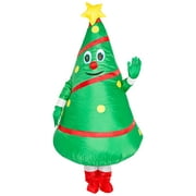 Fridja Christmas Tree Cartoon Doll Costume Anime Inflatable Santa Claus Dress Up Props