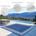 thumbnail image 3 of Dark Blue Retro Greek Key Outdoor Rug 6x9 Ft - Reversible Patio Rug Outdoor Camping Rugs, Geometric Greece Ancient Rustic Indoor Outdoor Area Rugs, Non-Slip Outdoor Carpet Runner for Deck/Porch, 3 of 8