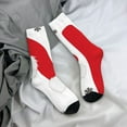 thumbnail image 5 of Logiee HOHOHO Christmas Print Adult Socks for Men & Women,Calf Socks, Ankle Socks,Boots Socks,Breathable Casual Sock,Unisex Crew Socks, 5 of 6