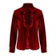 thumbnail image 3 of Uootdi Plus Size Sequin Tops for Women Sparkly Glitter Bow Crewneck Long Sleeve Shirts Evening Party Night Top Going Out Pullover Gift, 3 of 6