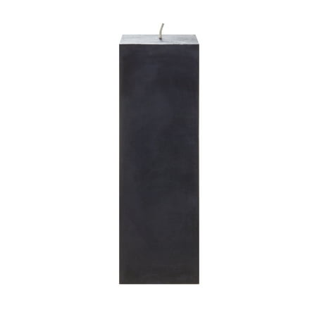 Personalized Candle Favors Mega Candles Unscented Black Square Pillar Candle | Hand Poured Premium Wax Candles 3