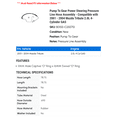 thumbnail image 2 of Pump To Gear Power Steering Pressure Line Hose Assembly - Compatible with 2001 - 2004 Mazda Tribute 2.0L 4-Cylinder GAS 2002 2003, 2 of 2