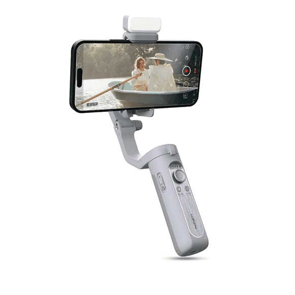 Estabilizador Gimbal para Celular Hohem iSteady XE Gris con Luz Magnética