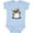 AE-Light Blue, variant on Inktastic KiniArt Owl Boys or Girls Baby Bodysuit