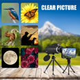 thumbnail image 4 of Monocular Telescope  12X55 High Power Monocular Telescope for Smartphone  Night Vision Zoom Monocular with BAK4 Prism Telescope  Phone Scope for Bird Watching  Hunting  Camping  Traveling, 4 of 9
