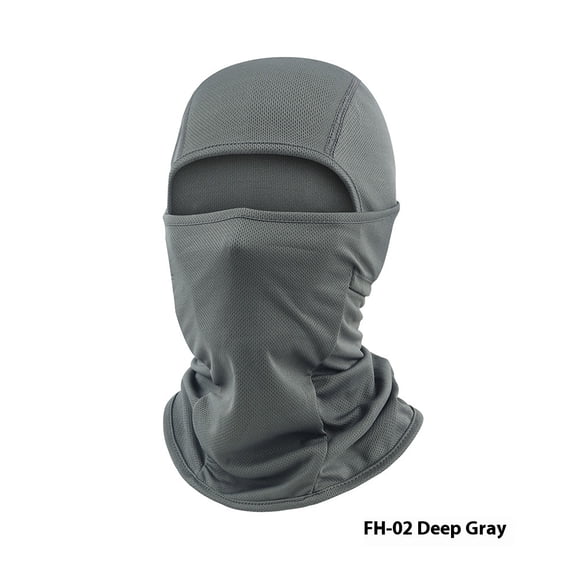 Face Mask Adjustable Windproof UV Protection Hood-dark gray-Face Mask, UV Protection Lightweight & Quick-