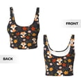thumbnail image 6 of Uemuo Autumn Fox Pattern Women's Sports Bra - High Impact Support, Breathable, and Comfortable Athletic Bra for Running, Yoga, and Workouts, 6 of 9