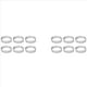 thumbnail image 1 of Moldes para Anillos de Pastel, Anillo Tarta Poroso Acero Inoxidable 12 Piezas, Molde Anillo de Pastel de Pastel Perforado, Anillo de Mousse de Pastel con Agujeros de 7 cm, 1 of 5