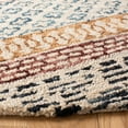 thumbnail image 3 of SAFAVIEH Capri Tobin Southwestern Area Rug, Ivory/Charcoal, 9' x 9' Round, 3 of 7