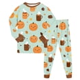 thumbnail image 6 of Leey-World Halloween Pjs Kids Unisex Kids Pajamas Set Long Sleeve Cotton Sleepwear Lounge Set, 6 of 9