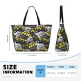 thumbnail image 4 of Fotbe White Retro Off-Road Vehicle Bolsa de Viaje para Playa - Resistente al Agua, Bolsa Tote de Gran Capacidad y Ligera con 7 Bolsillos para Mujeres y Hombres, 4 of 7