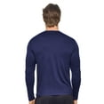 thumbnail image 3 of Expert Brand USA-Made Men's Natural-Feel Jersey Long Sleeve, Navy, Small, 3 of 5
