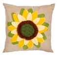 thumbnail image 1 of New Creative Bold Sunflower 18 inch Outdoor Safe Pillow, 1 of 1