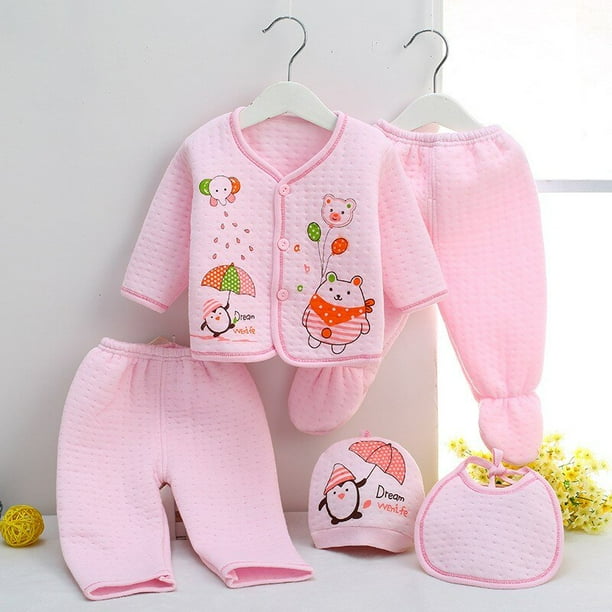 Infants Newborn Baby High Quality Cotton Thermal Underwear Set Kids