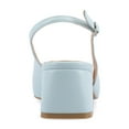 thumbnail image 4 of Journee Womens Everlee Sling Back Square Toe Pumps, 4 of 10