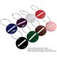 thumbnail image 2 of NUOLUX 8pcs Aluminum Air Plane Pattern Luggage Tag Baggage Handbag ID Tag Name Holder with Key Ring, 2 of 4