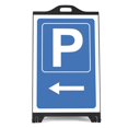 thumbnail image 2 of M&T Displays Double Sided Black Street SignPro Board-P-Left-24x36 Stickers-Sidewalk A-Frame Sign, 2 of 12