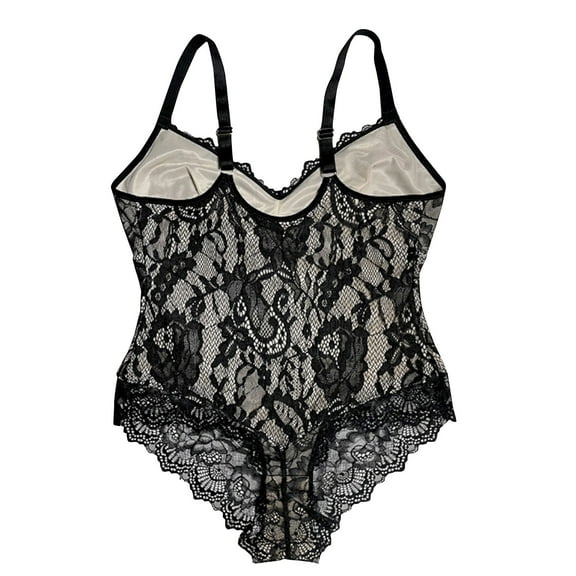 Fewfanhot Women's Tops - Lace Cami Bodysuit with Inner Straps, Shapewear Tummy Control & Smoothing, Camisole Tank Tops for Daily Wear