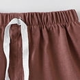 thumbnail image 4 of ZHANGDER 3 Pack Baby Boy Shorts Casual Elastic Waist Soft Clothes for Summer Daily with Drawstring, 18M-6Y, 4 of 8