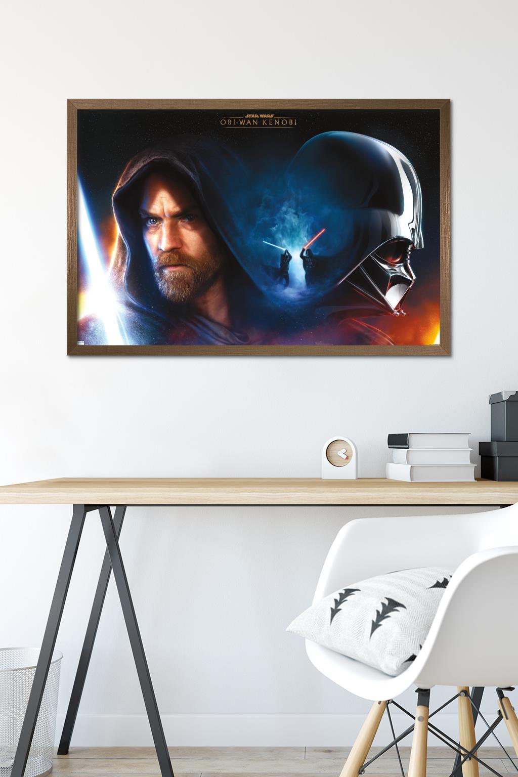Star Wars: Obi-Wan Kenobi - Feature Wall Poster, 22.375" x 34" Framed