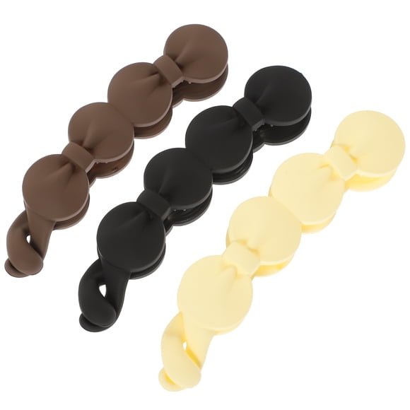 UPOUART 3Pcs Banana Clips Hair Accessories for Everyday Use Parties and Celebrations Assorted