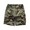 Mountain Camouflage, variant on Men's Casual Cargo Shorts Cotton Multi-Pockets Elastic Waist Camo Shorts XS-2XL