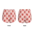 thumbnail image 6 of Uemuo Strawberry Pattern Women's Athletic Shorts High Waisted Running Shorts with Liner Pockets Gym Elastic Workout Shorts-Small, 6 of 9