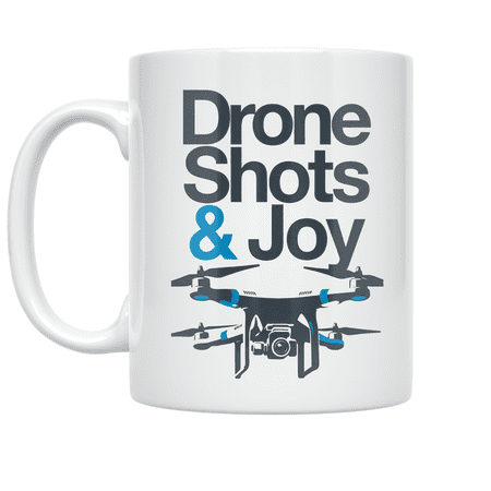 Drone Shots & Joy - Photography Enthusiast - 11 oz Ceramic Coffee Mug