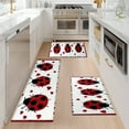 thumbnail image 4 of YIMEIS Ladybugs on Valentine's Day Kitchen Mat Rug Set  - Perfect for Kitchen Counter, 16''*24''/47''*18'', Functional for Decoration, 4 of 10