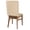 Biscotti Beige, variant on Grey Pure Color Chair Back Covers, Aesthetics Contemporary Luxury Removable Chair Covers for Dining Chairs Set of 4, Washable Chairs Slipcovers Back Seat Protector for Wedding Party 19"x20"