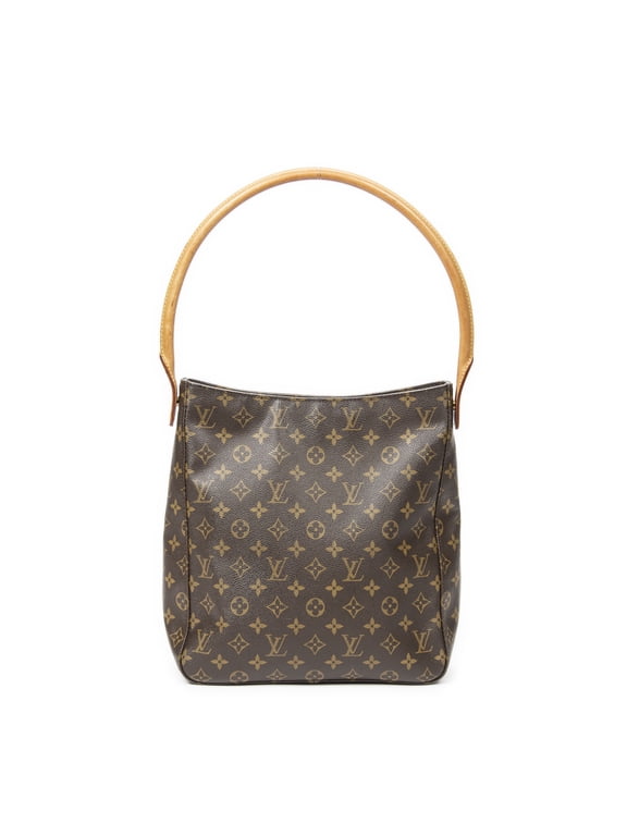 Pre-Owned Louis Vuitton Brown Looping GM Shoulder Bag Monogram Canvas