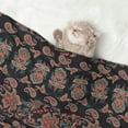 thumbnail image 2 of Naloa Retro Floral Dog Blanket, 3 Sizes Cat Blanket for Indoor Cats Large Medium Small Dog Gifts-Large, 2 of 8