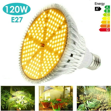 

120W LED Grow Light Bulbs Full Spectrum Light Bulb for Indoor Plants E26 Bulb