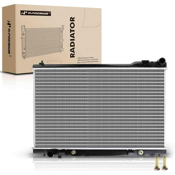 A-Premium Engine Coolant Radiator with Transmission Oil Cooler Compatible with Infiniti FX45 2003-2008 V8 4.5L, Automatic Transmission, Replace# 21460CM81B, 2146CG200