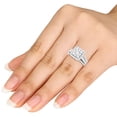 thumbnail image 5 of 1-1/2 Carat T.W. Diamond Single Halo Cluster 14kt White Gold Engagement Ring, 5 of 5