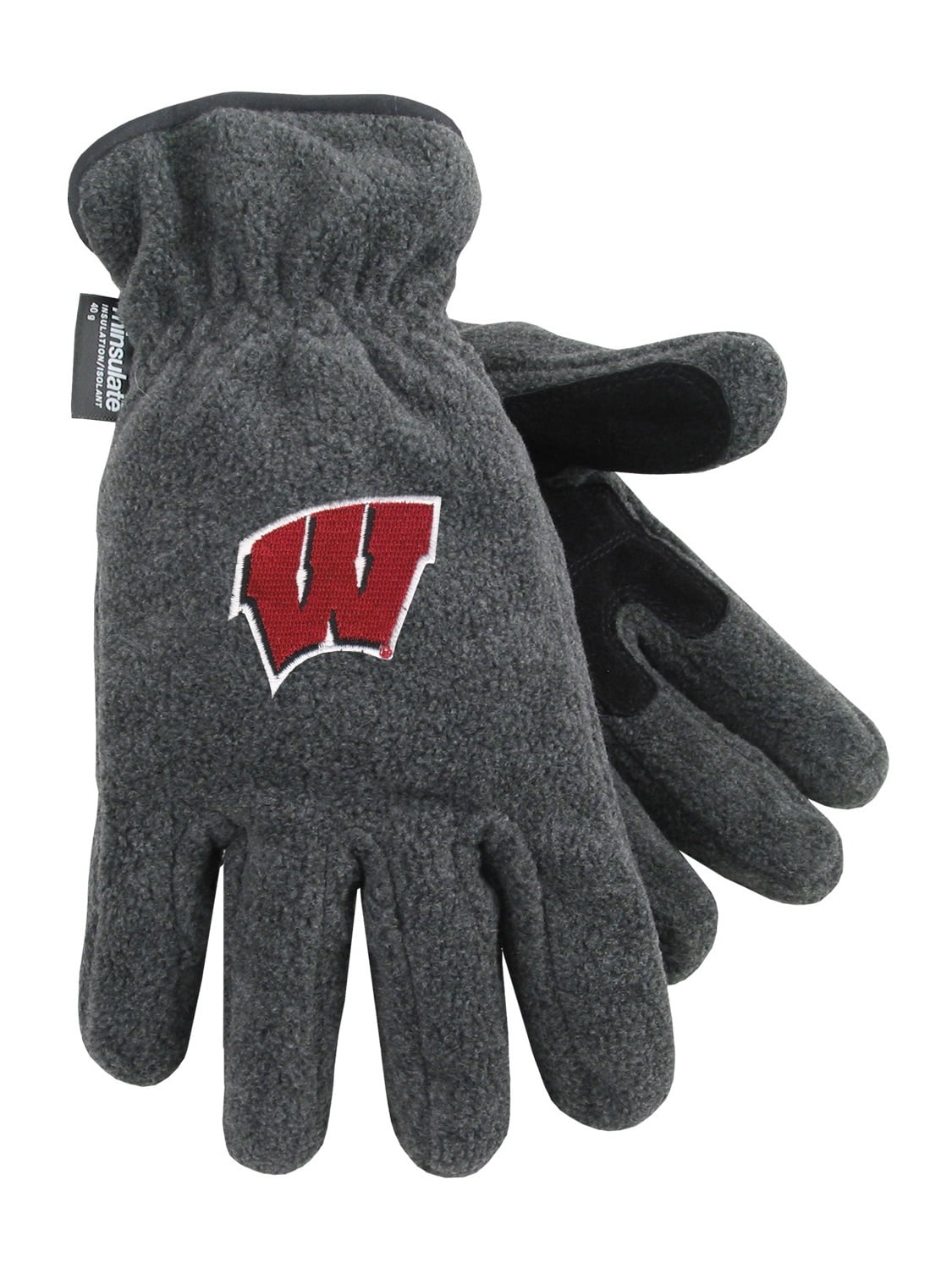 University of Wisconsin Heavy-Weight Fleece Gloves by