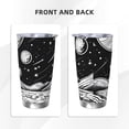 thumbnail image 3 of Fotbe Cosmic Landscape Celestial Art Pattern 20 oz Tumbler Stainless Steel Vacuum Insulated Coffee Ice Cup Double Wall Travel Flask Leak-proof Coffee Cup-Straw Three-piece Set, 3 of 8