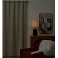 thumbnail image 2 of Better Homes & Gardens 100% Blackout Linen Blend Single Curtain, 50x63, Papyrus Beige, 2 of 7