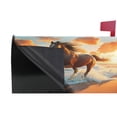 thumbnail image 4 of Ryvnso Mailbox Cover Horse Running on Beach Magnetic Mailbox Wrap Standard Size 21x18 Inch, 4 of 8